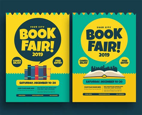 Book Fair Flyer Template